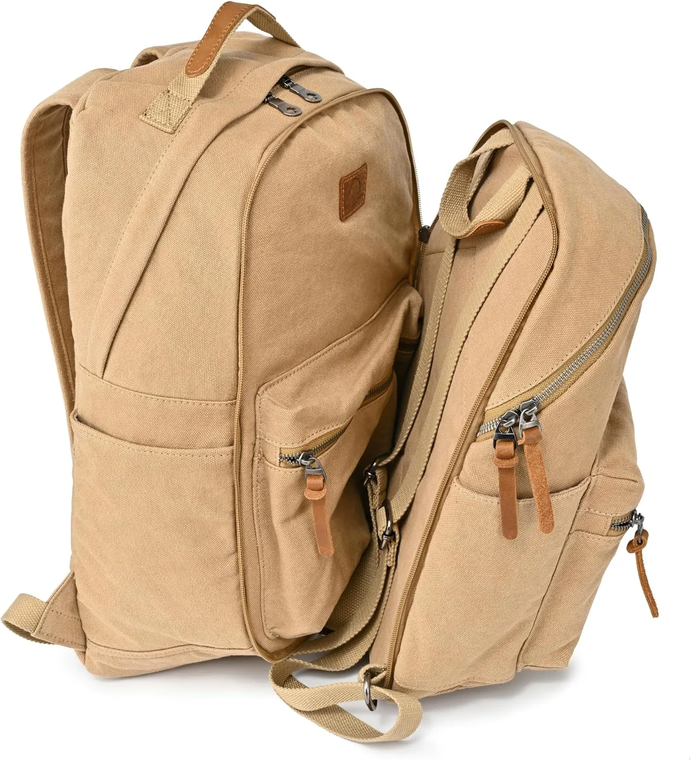 Trail and Tree Double Backpack (Khaki)