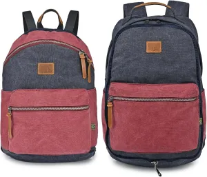 Trail and Tree Double Backpack (Navy)