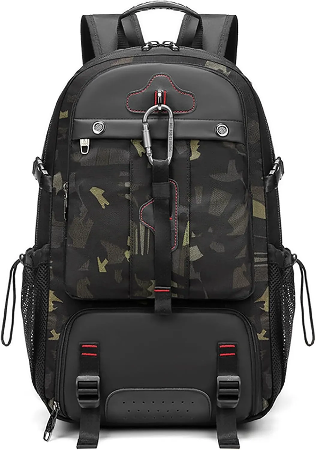 Travel Backpack, Extra Large Backpack for Men, Expandable Backpack with USB Port Anti-Theft Business Work Bag (50L, Camouflage)