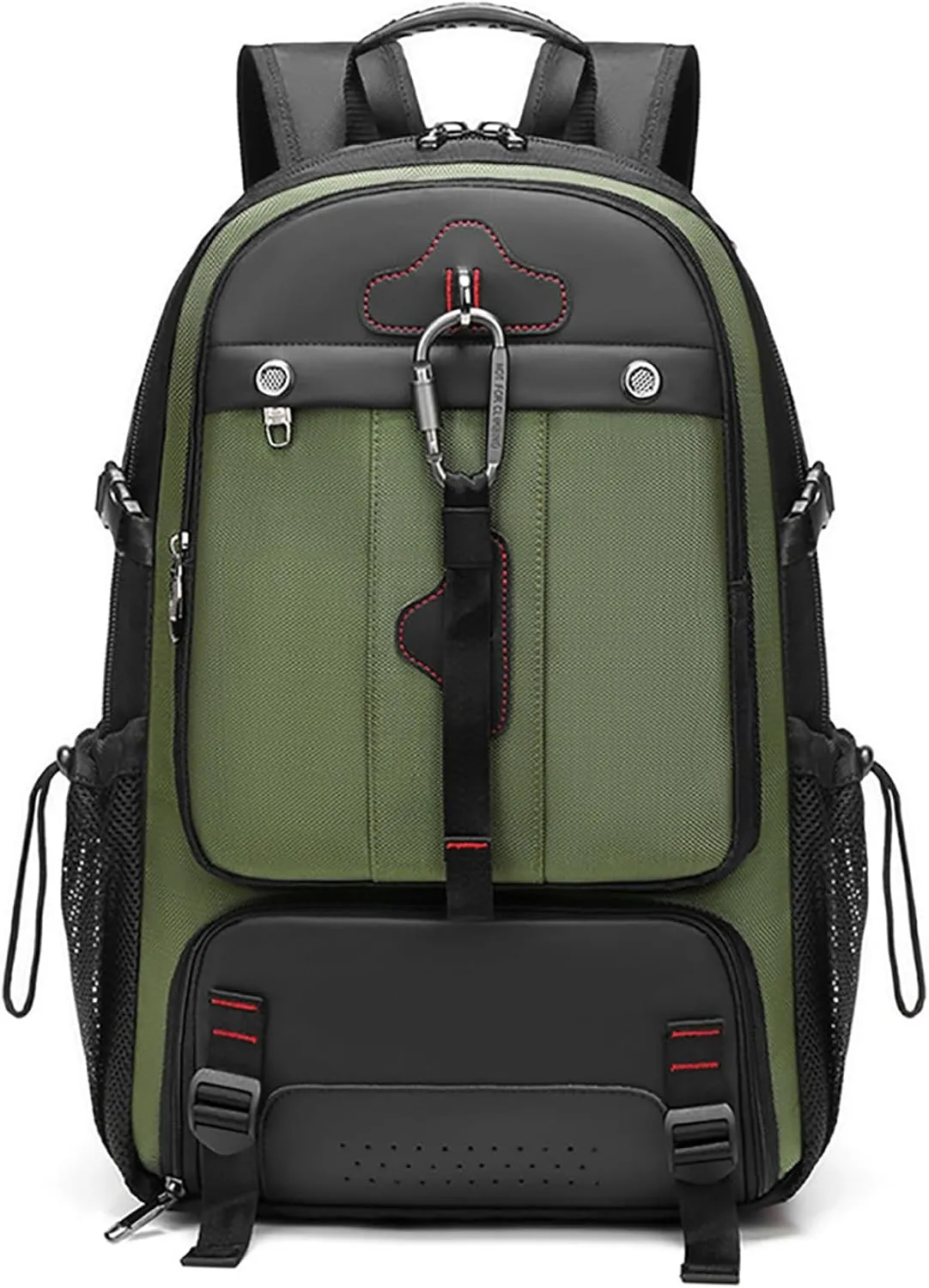 Travel Backpack, Extra Large Backpack for Men, Expandable Backpack with USB Port Anti-Theft Business Work Bag (50L, Green)