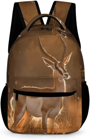 Travel Backpack for Men Women 16 Inch Laptop Backpack Standing on The Prairie Carry On Backpack Work Business Backpacks