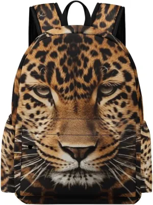 Travel Backpack for Women Men Carry On Backpack Depict A Leopard Luggage Daypack 16.5 Inch Laptop Backpack