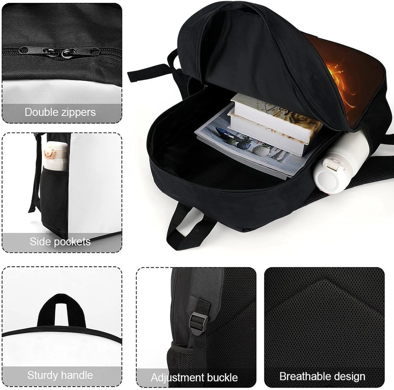 Travel Laptop Backpack Slim Durable Lightweight Back Pack Cute Cool Soccer Ball Small Backpack For Women Men