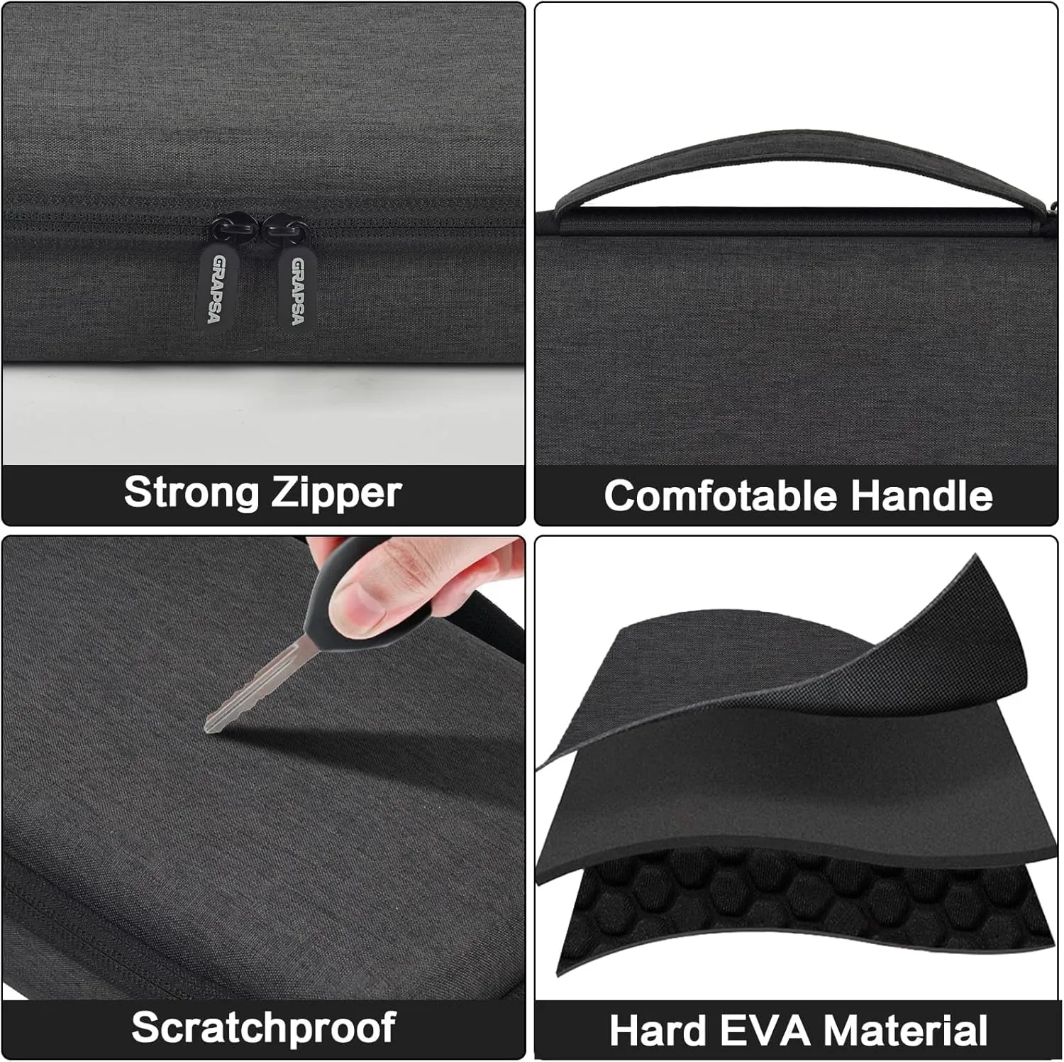 Travel Sunglasses Organizer Cases for Quay Polarized Sunglasses Men Women, Trendy Sunglasse Storage Holder (Bag Only)