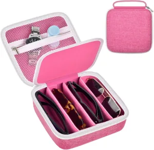 Travel Sunglasses Organizer Cases for Quay Polarized Sunglasses Men Women, Trendy Sunglasse Storage Holder (Bag Only)