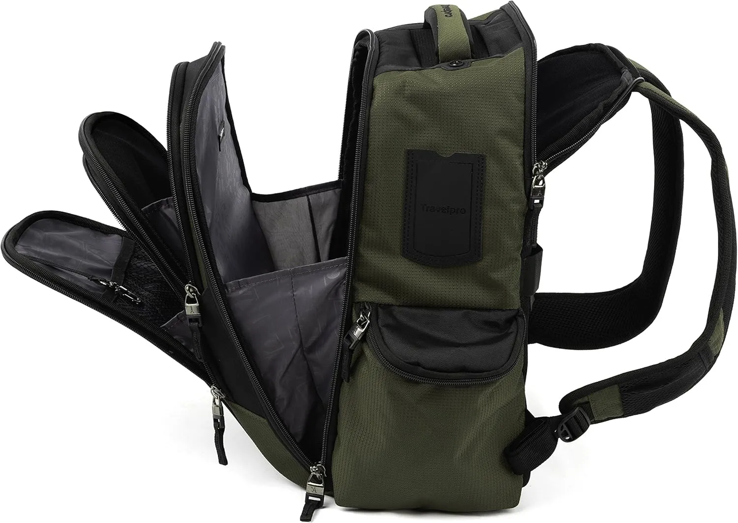 Travelpro Bold Lightweight Laptop Backpack, Olive Green/Black, One Size