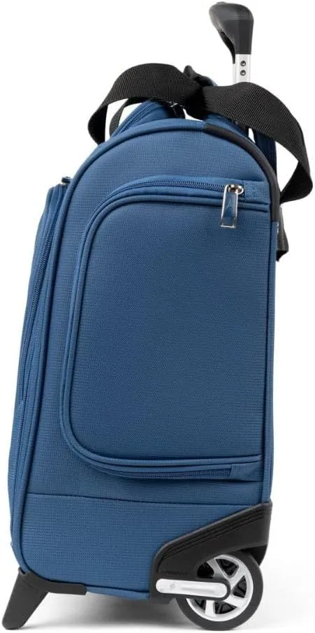 Travelpro Luggage Maxlite 5 Softside Lightweight Rolling Underseat Compact Carry on Upright 2 Wheel Bag, Men and Women, Ensign Blue, 15-Inch