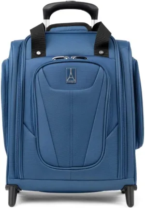 Travelpro Luggage Maxlite 5 Softside Lightweight Rolling Underseat Compact Carry on Upright 2 Wheel Bag, Men and Women, Ensign Blue, 15-Inch