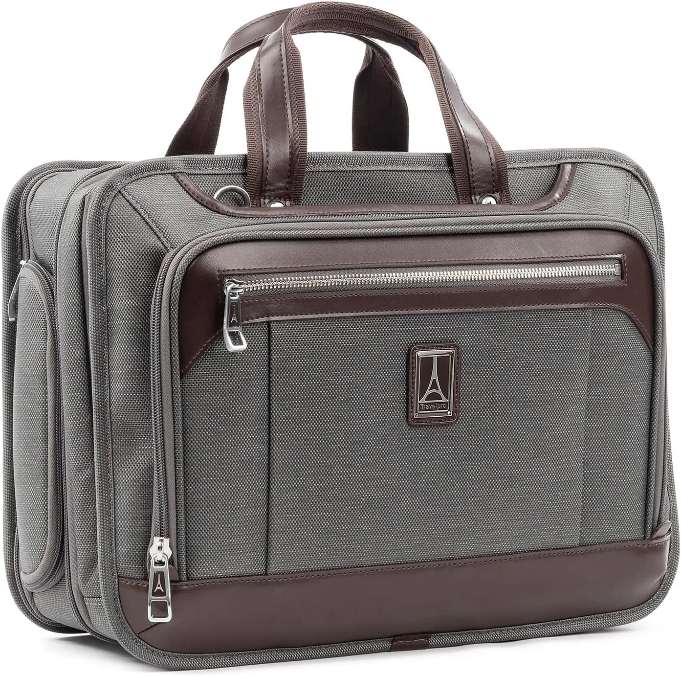 Travelpro Platinum Elite Expandable Business Laptop Briefcase, Fits up to 15.6 Laptop, Work School Travel, Men and Women