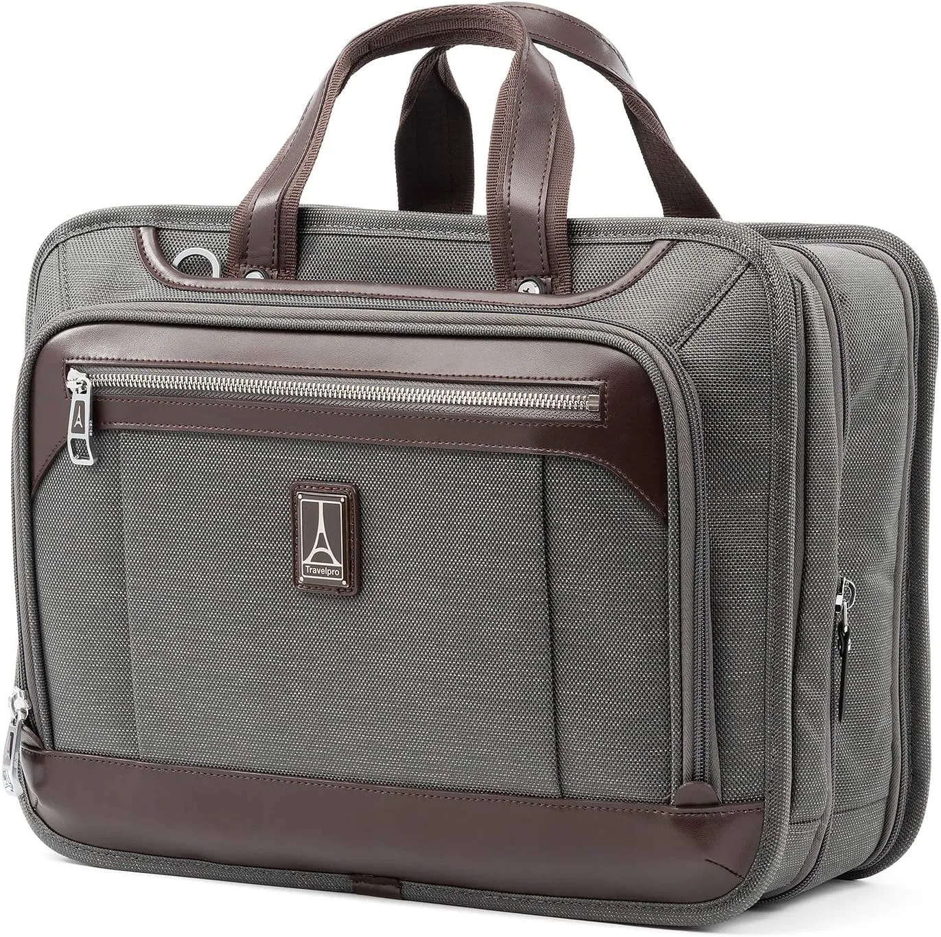 Travelpro Platinum Elite Expandable Business Laptop Briefcase, Fits up to 15.6 Laptop, Work School Travel, Men and Women