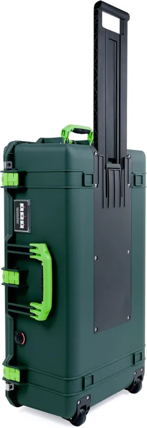 Trekking Green Pelican 1615 Air case with Lime Green Handles & latches. Comes with foam.