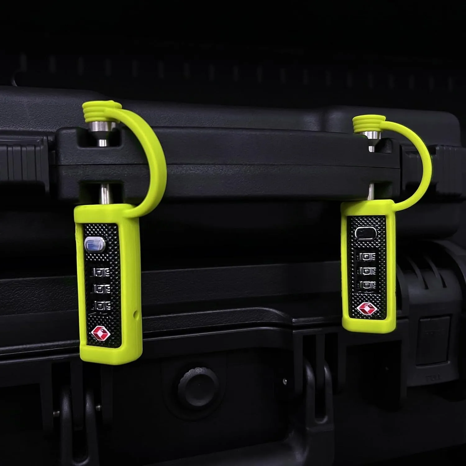 TSA Approved Firearm Travel Case Locks, Gun Case Hard Pistol Cases Lock Gun Carrying Case Lock, Cut-Proof Case TSA Padlocks for Rifles/Revolver/Handgun/Camera Hard Cases