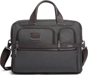 TUMI Alpha Expandable Organizer Laptop Briefcase - 15-Inch Laptop Briefcase Organizer for Men & Women - Travel Laptop Bag