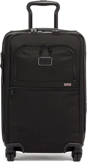 TUMI - Alpha International Office 4 Wheeled Carry-On - Carry On Luggage with Laptop & Tablet Compartments - For Professionals - Black