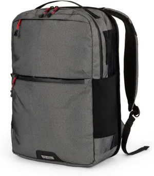 Two Wheel Gear Inverter Pannier Backpack, 25L Convertible Bike Bag, Graphite Grey, 13x19x7 inches