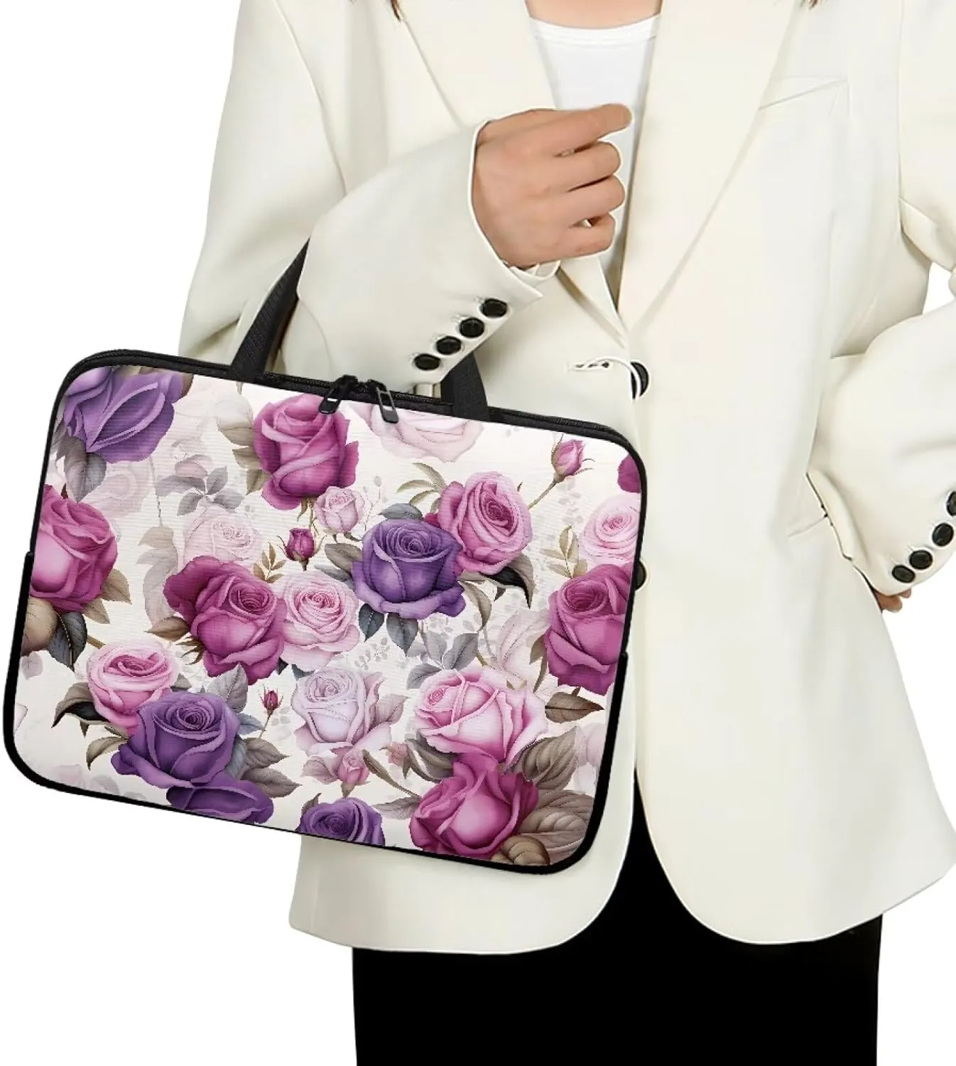 Uasibuni 17 inch Laptop Bag for Women Stylish Laptop Bag Laptop Carrying Bag Case Tablet Travel Cover