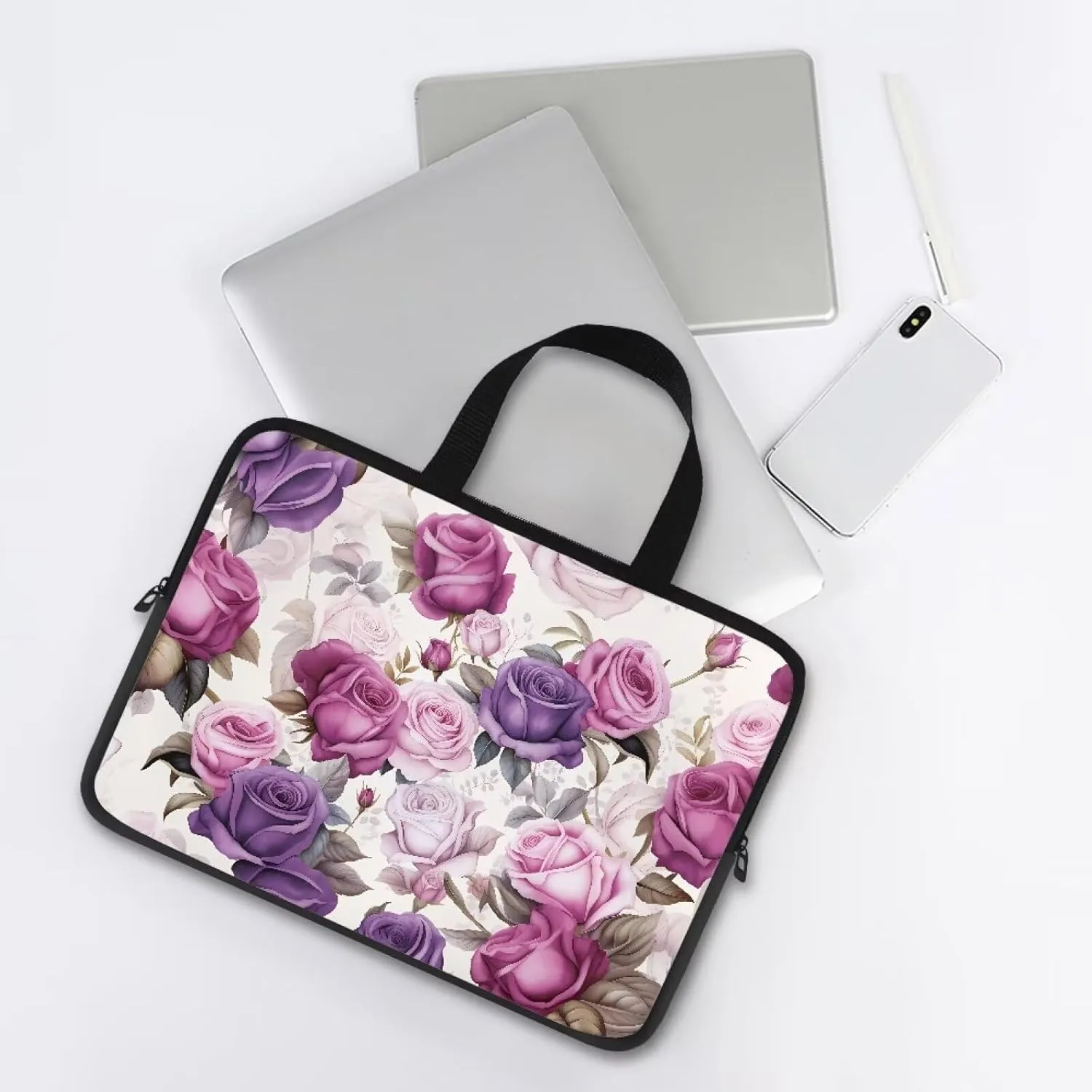 Uasibuni 17 inch Laptop Bag for Women Stylish Laptop Bag Laptop Carrying Bag Case Tablet Travel Cover