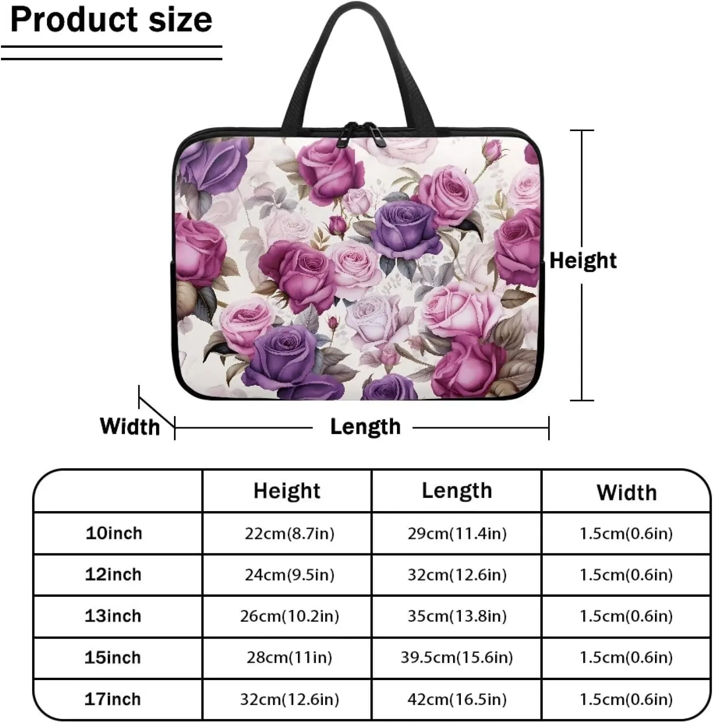 Uasibuni 17 inch Laptop Bag for Women Stylish Laptop Bag Laptop Carrying Bag Case Tablet Travel Cover