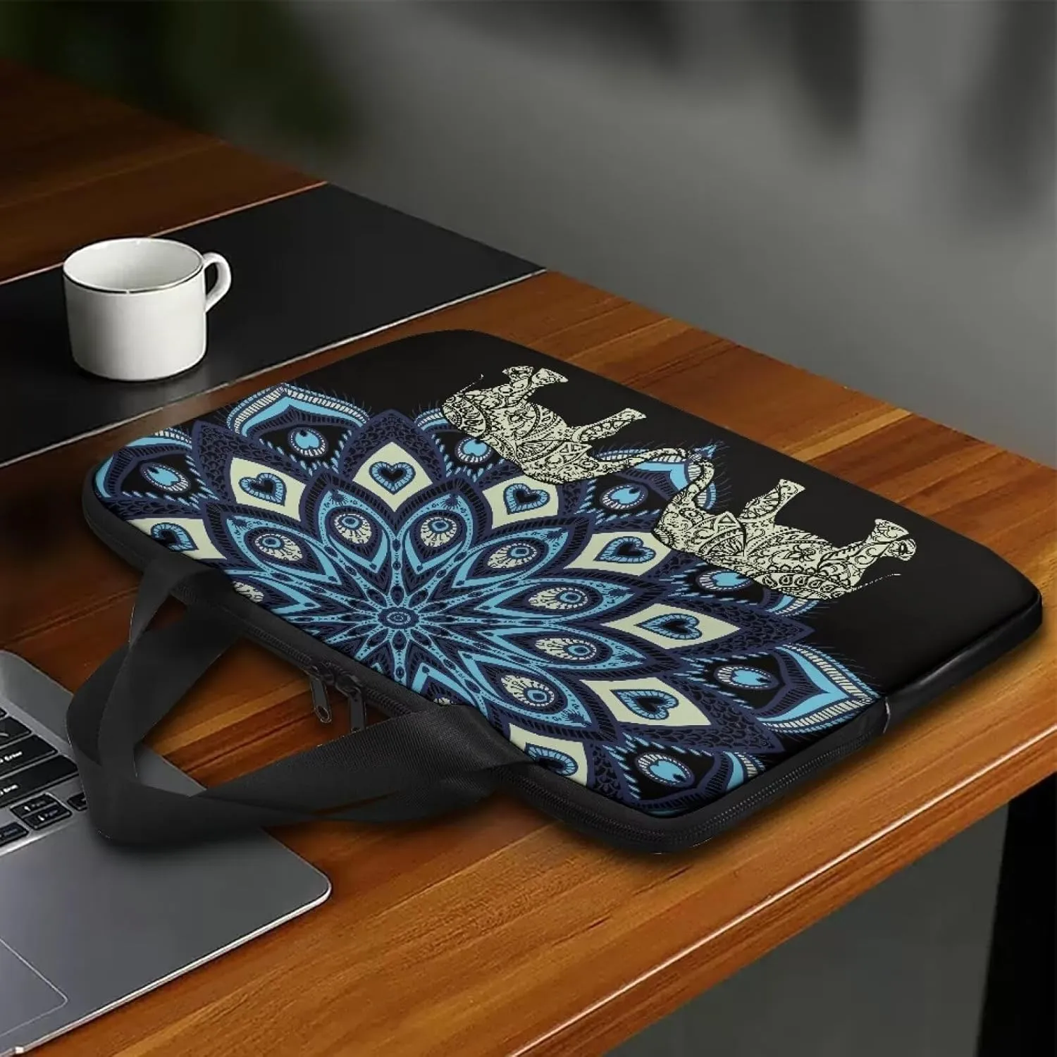 Uasibuni Computer Carrying Case,Notebook Bag for Women,Laptop Messenger Bag for Men,Laptop Sleeve