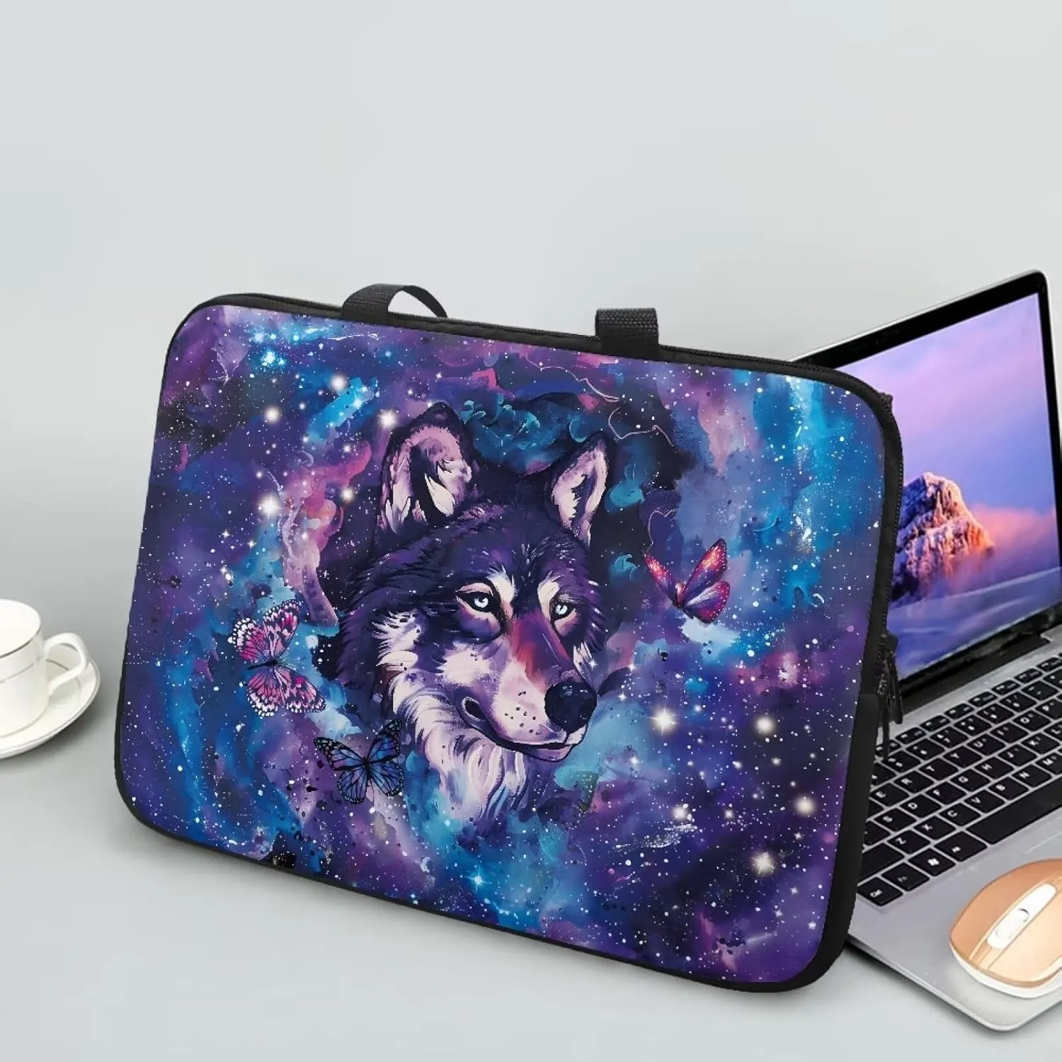 Uasibuni Cute Laptop Cover 17In Laptop Case Bag Laptop Sleeve Messenger Bag Briefcase Laptop Tote Bag Gift for Women Men