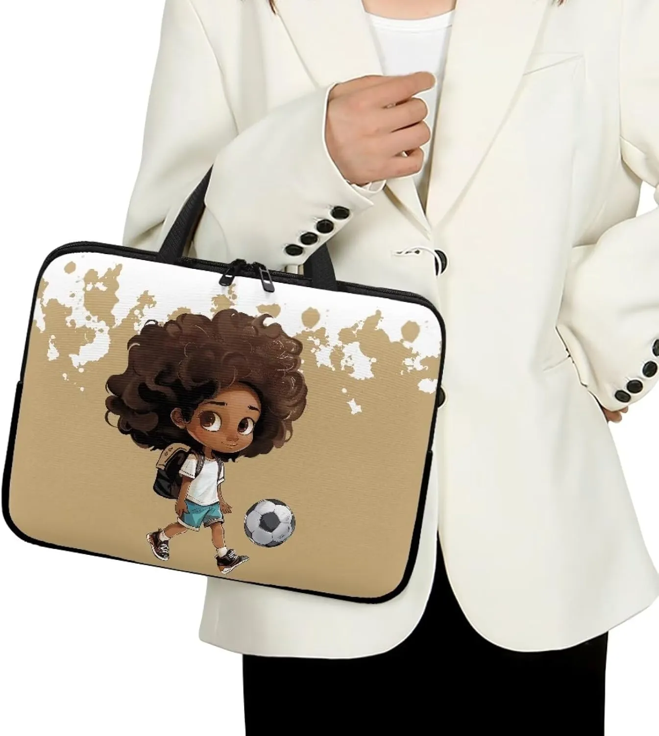 Uasibuni Cute Laptop Tote Bag 17In Laptop Sleeve Case Laptop Case Laptop Bag Gift for Women Men