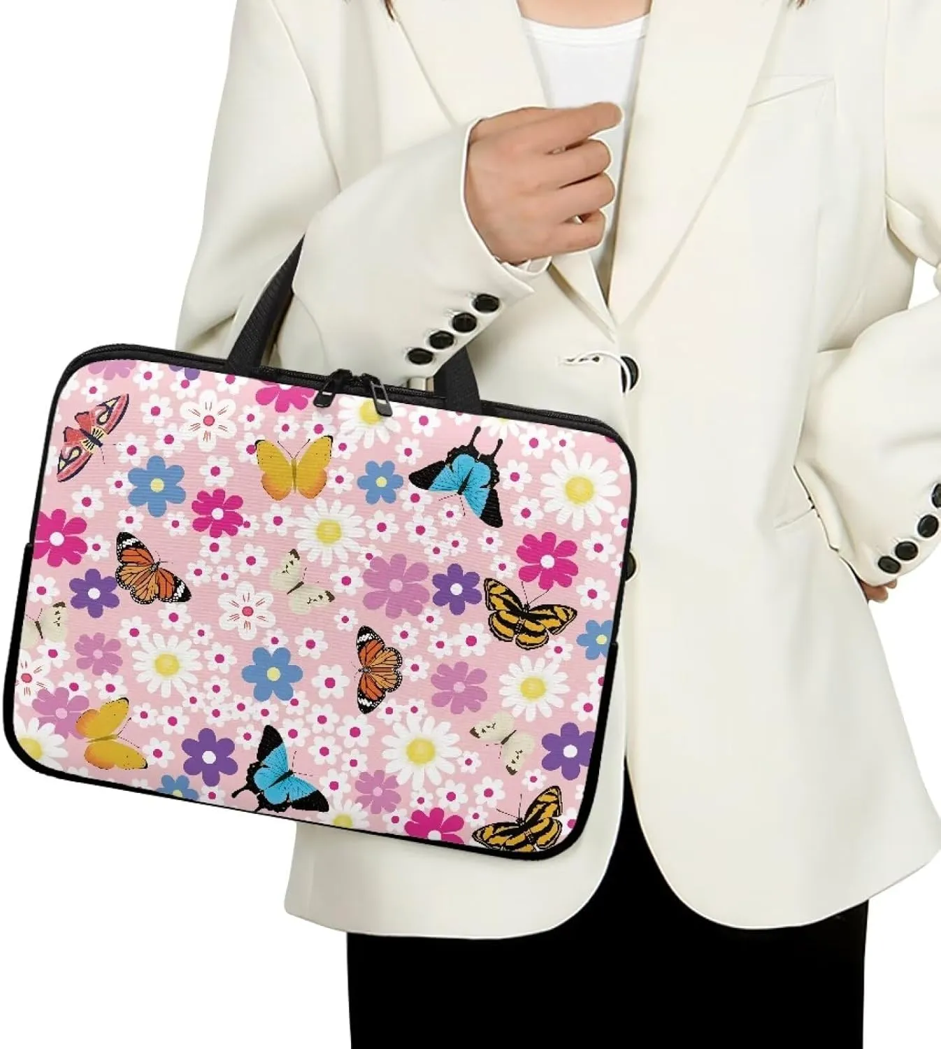 Uasibuni Cute Laptop Tote Bag 17In Laptop Sleeve Case Laptop Case Laptop Bag Gift for Women Men
