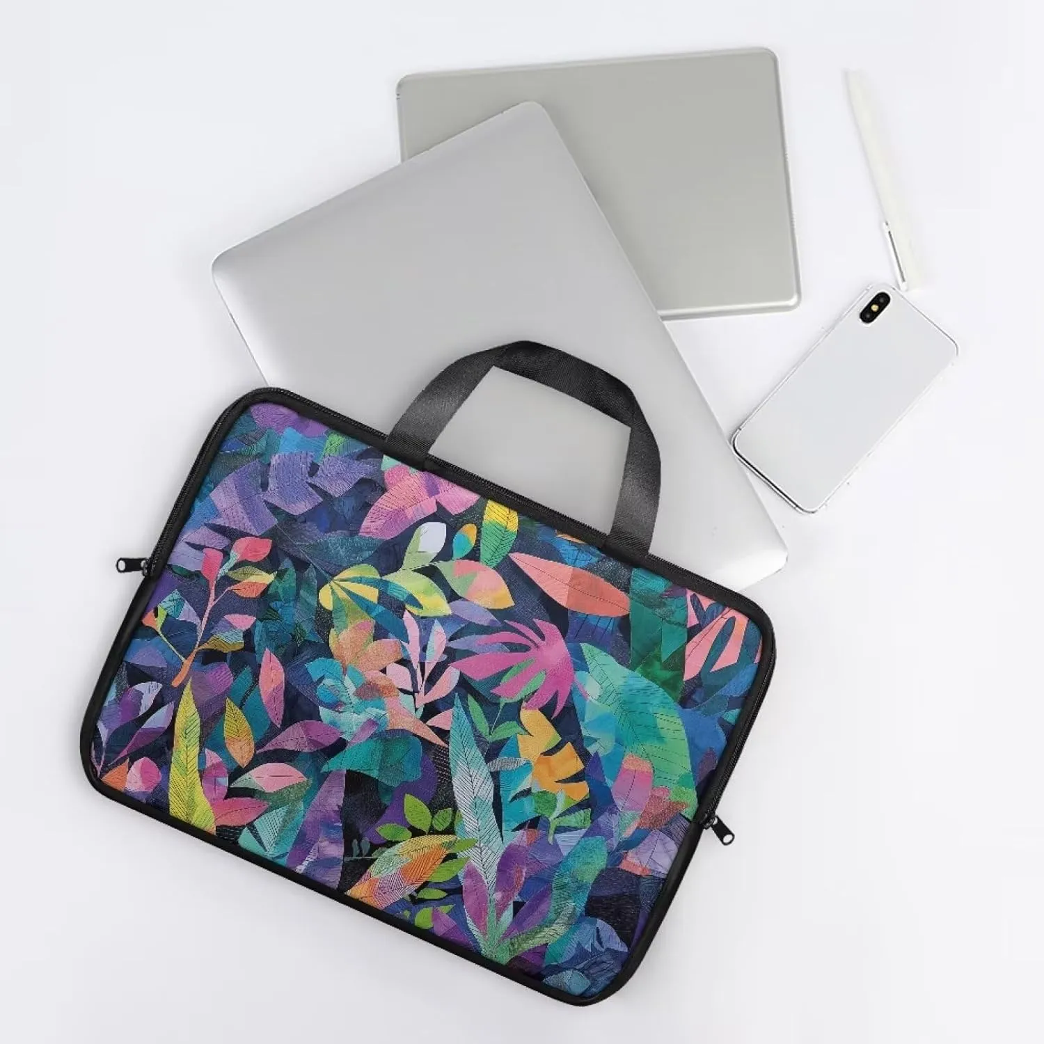 Uasibuni Fashion Laptop Tote Bag with Handle,Travel Laptop Bag 15.6Inch,Laptop Cover Bag 17In