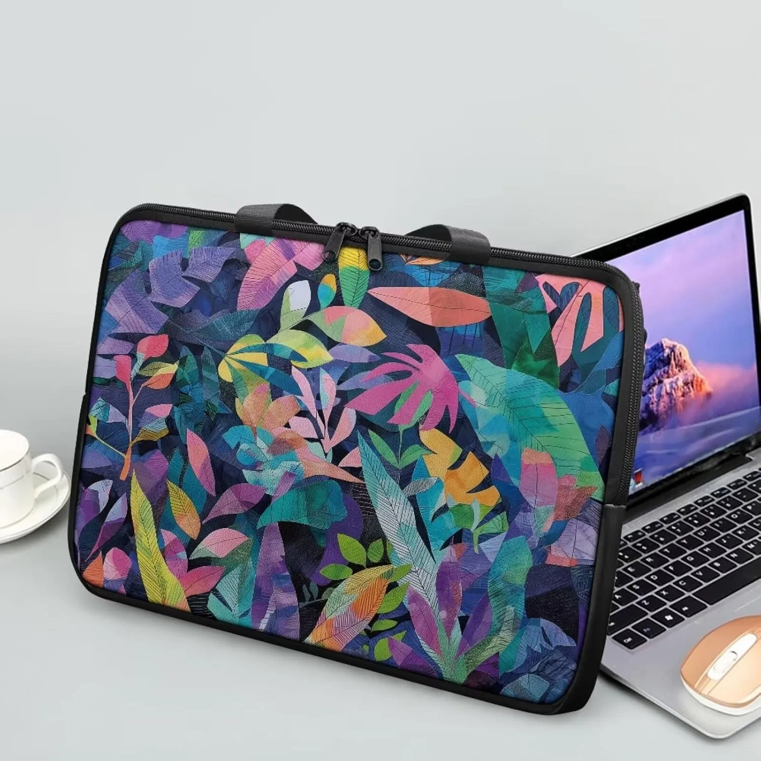 Uasibuni Fashion Laptop Tote Bag with Handle,Travel Laptop Bag 15.6Inch,Laptop Cover Bag 17In