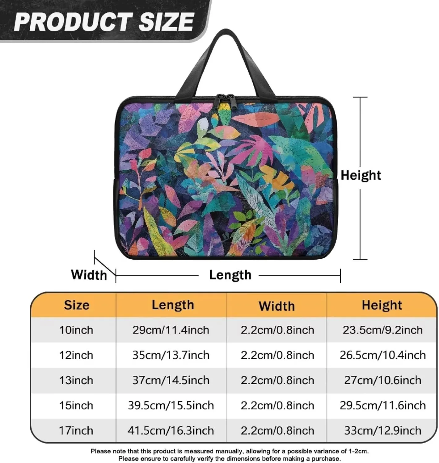Uasibuni Fashion Laptop Tote Bag with Handle,Travel Laptop Bag 15.6Inch,Laptop Cover Bag 17In