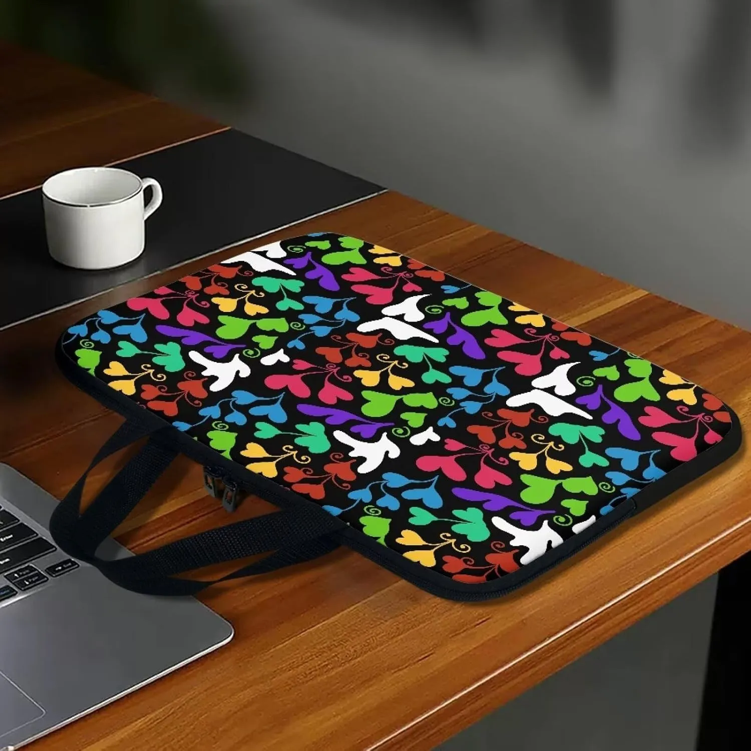 Uasibuni Laptop Sleeve Bag 15.6 In Laptop Bag Laptop Cover Cute Carrying Case for Women Laptop Handbag Tote Bag