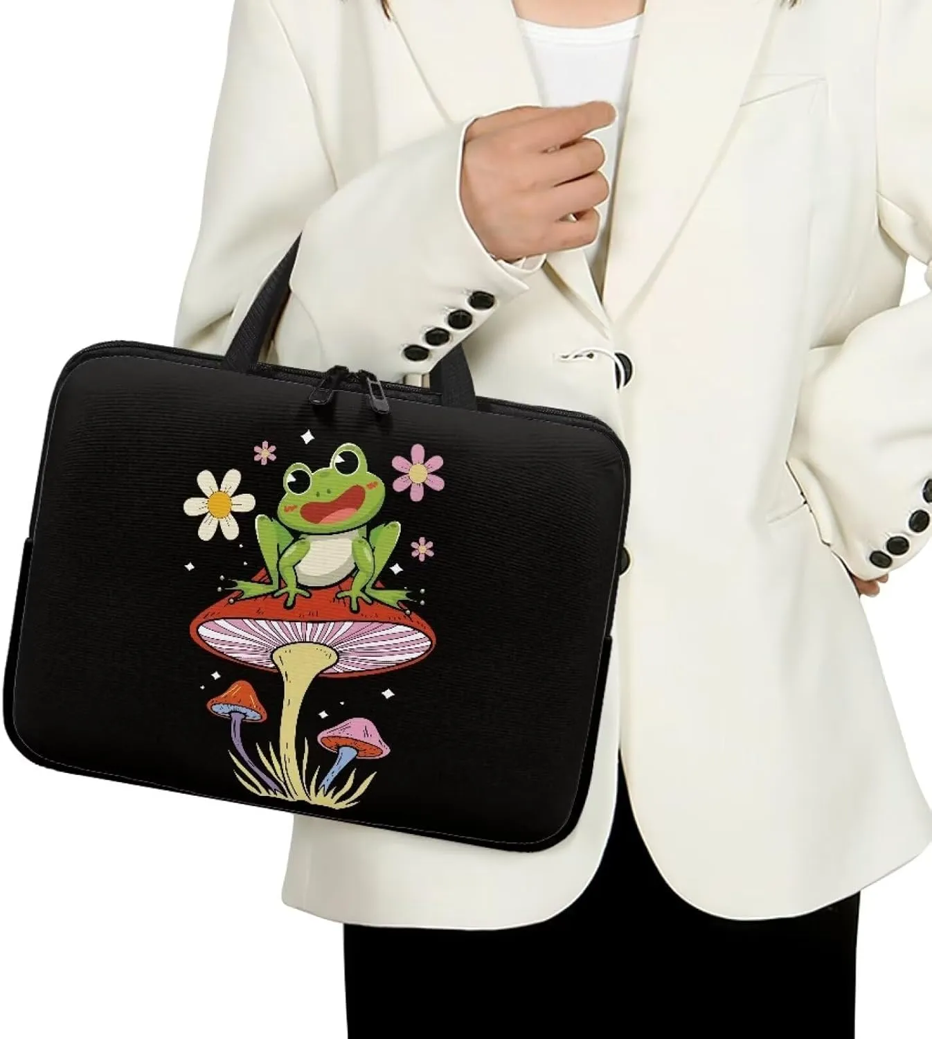 Uasibuni Laptop Sleeve Bag 15.6 In Laptop Bag Laptop Cover Cute Carrying Case for Women Laptop Handbag Tote Bag