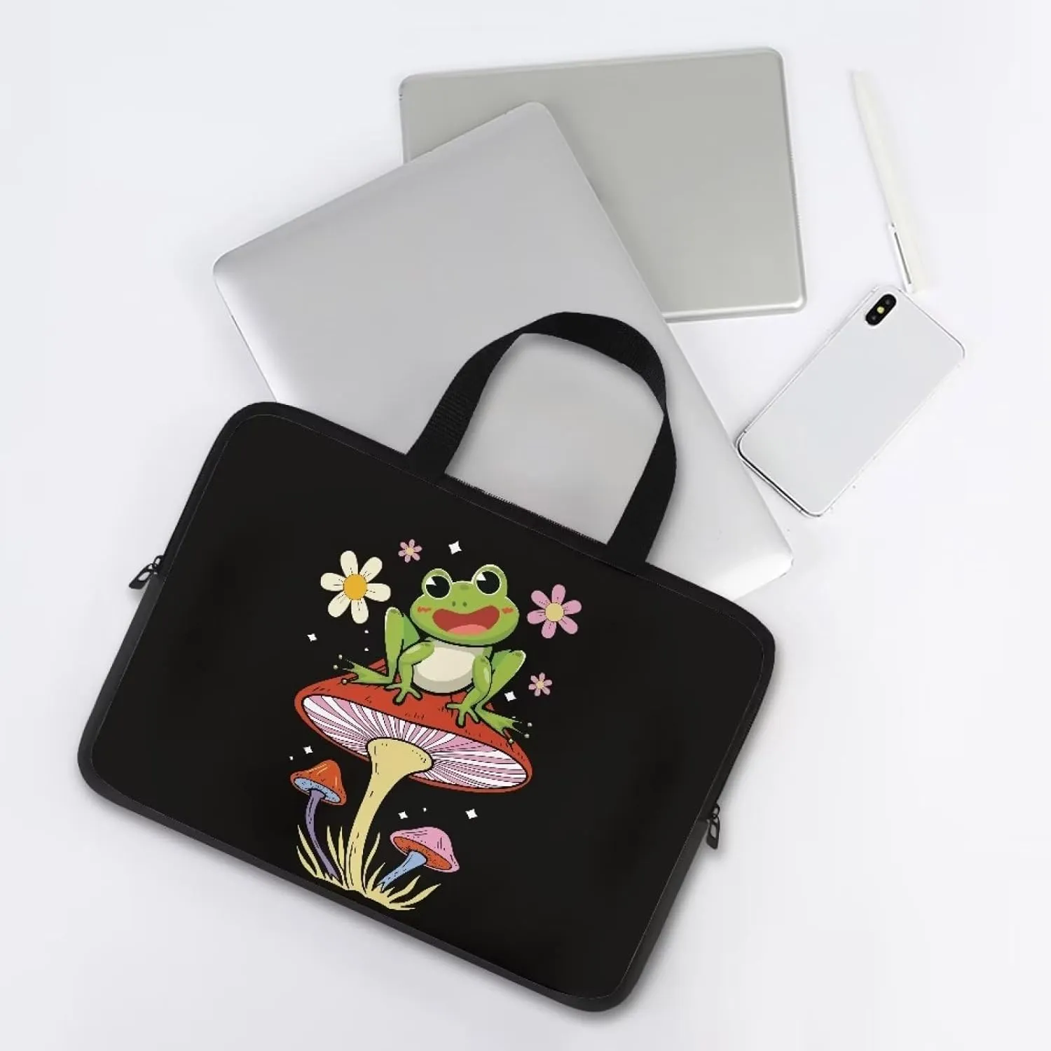Uasibuni Laptop Sleeve Bag 15.6 In Laptop Bag Laptop Cover Cute Carrying Case for Women Laptop Handbag Tote Bag
