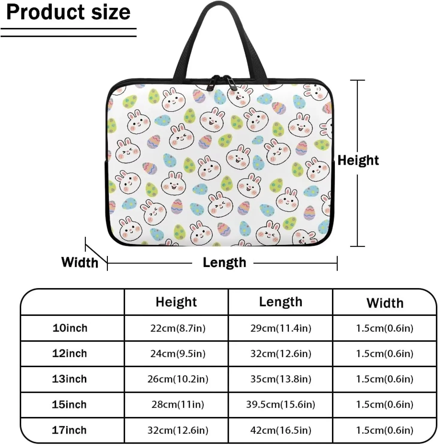 Uasibuni Laptop Sleeve Bag 17 inch Laptop Shoulder Bag Laptop Carrying Case Computer Cover Laptop Bag for Women Men