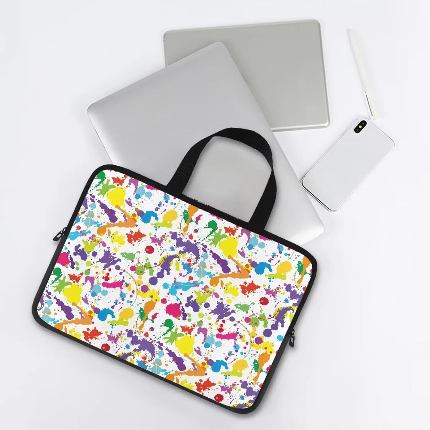 Uasibuni Laptop Sleeve Case with Handle for 14/15.6/ 17In Laptop,Laptop Case Cover Cute Laptop Bag for Women Men