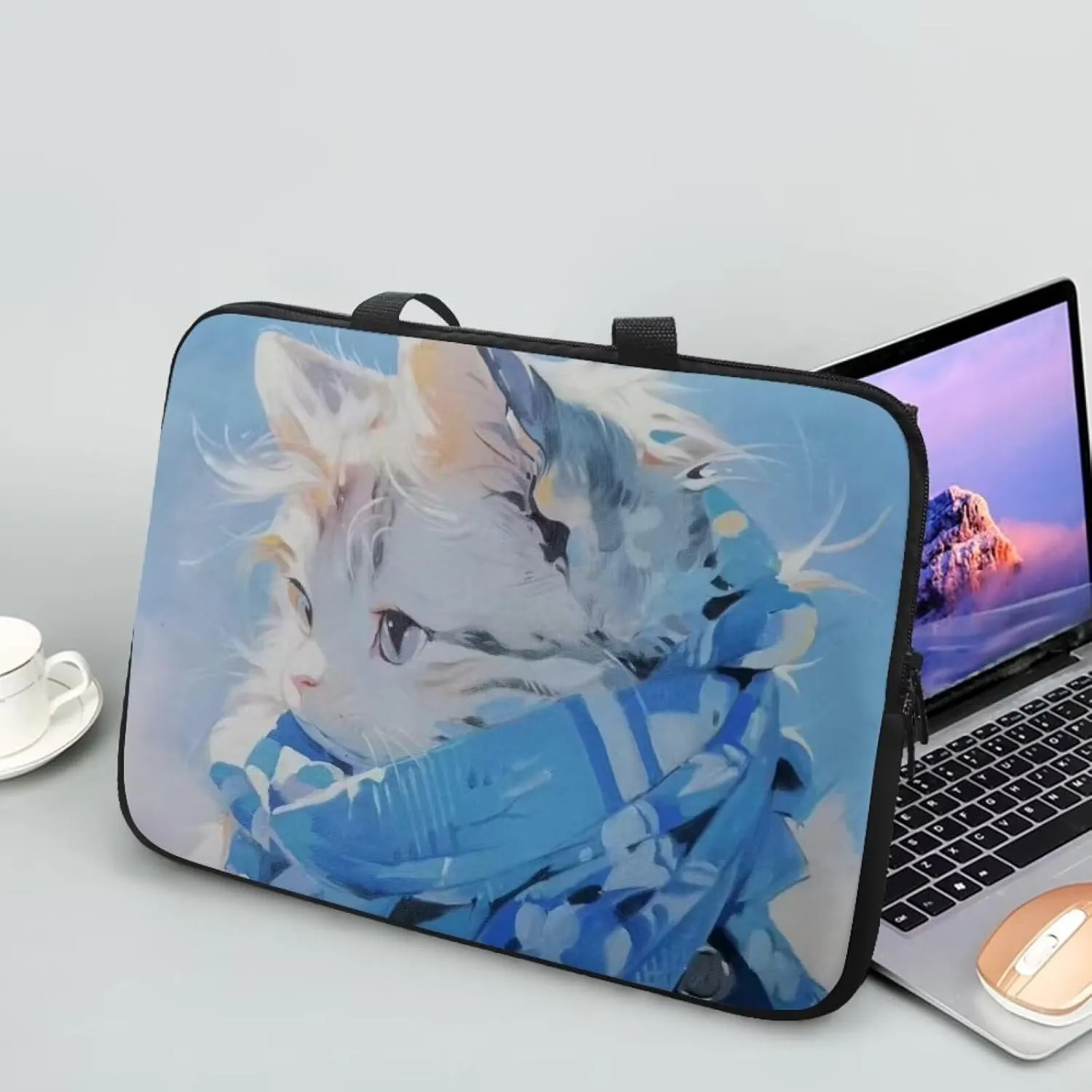 Uasibuni Laptop Sleeve Case with Handle for 14/15.6/ 17In Laptop,Laptop Case Cover Cute Laptop Bag for Women Men