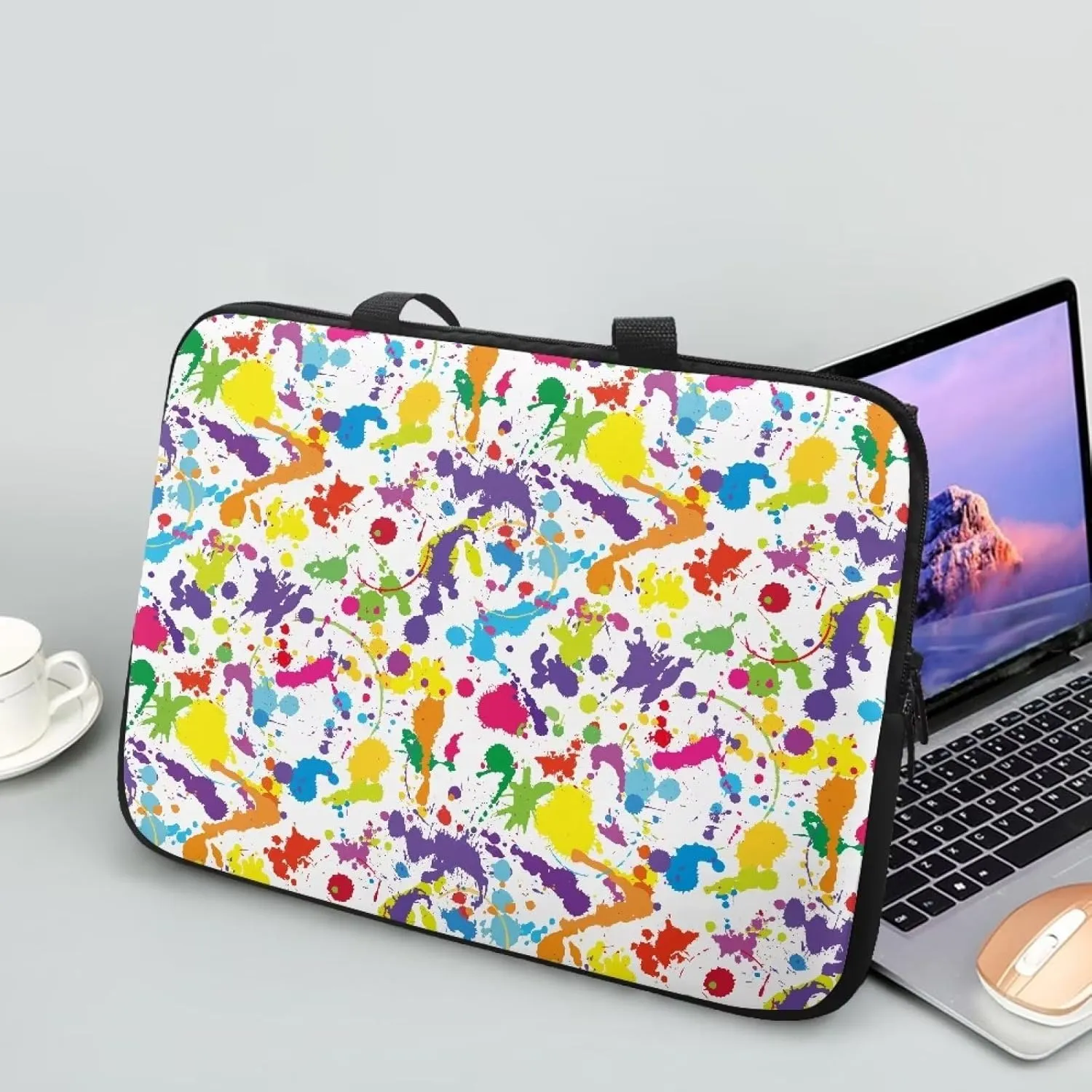 Uasibuni Laptop Sleeve Case with Handle for 14/15.6/ 17In Laptop,Laptop Case Cover Cute Laptop Bag for Women Men