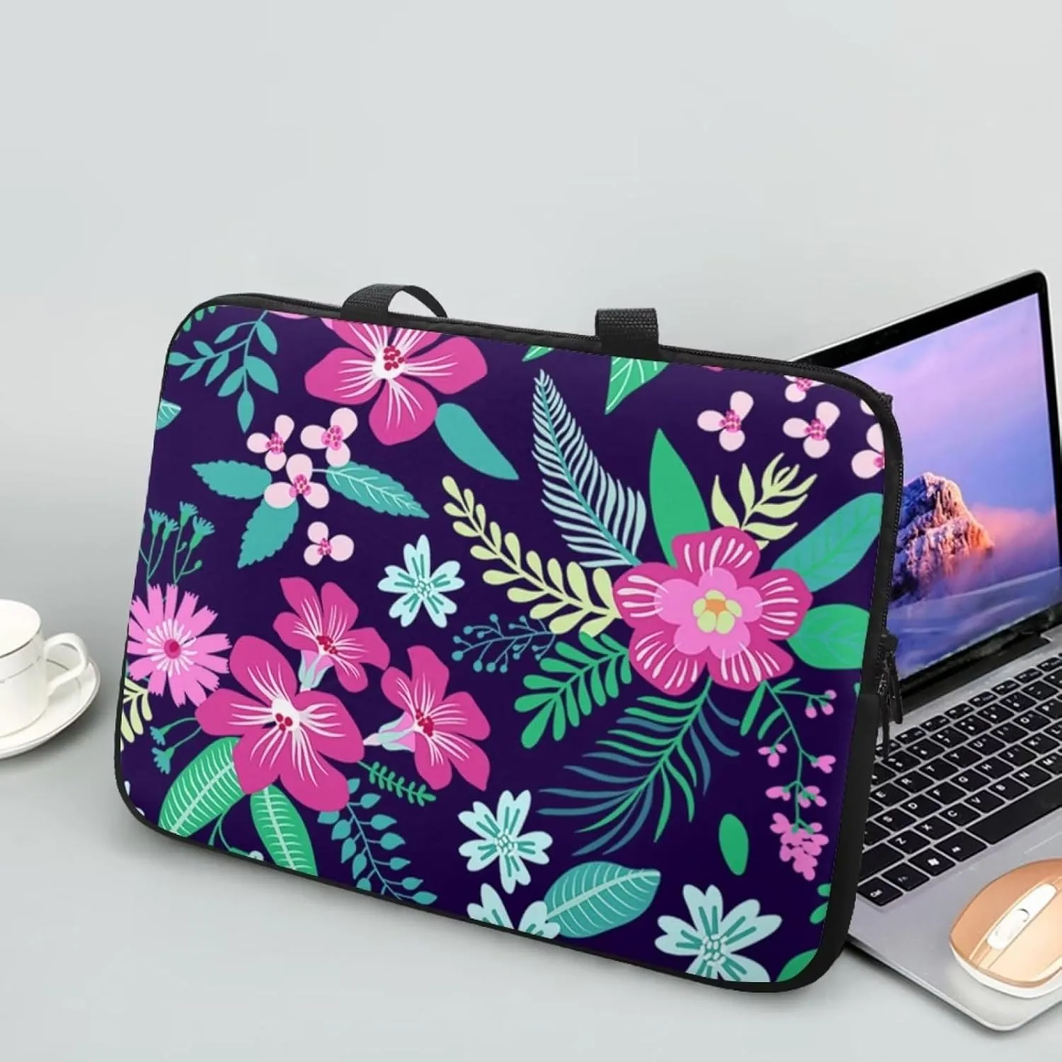 Uasibuni Messenger Laptop Tote Bag,Large Teacher Laptop Bag 15.6" Men Womens Work Bag Briefcase and Laptop Bag