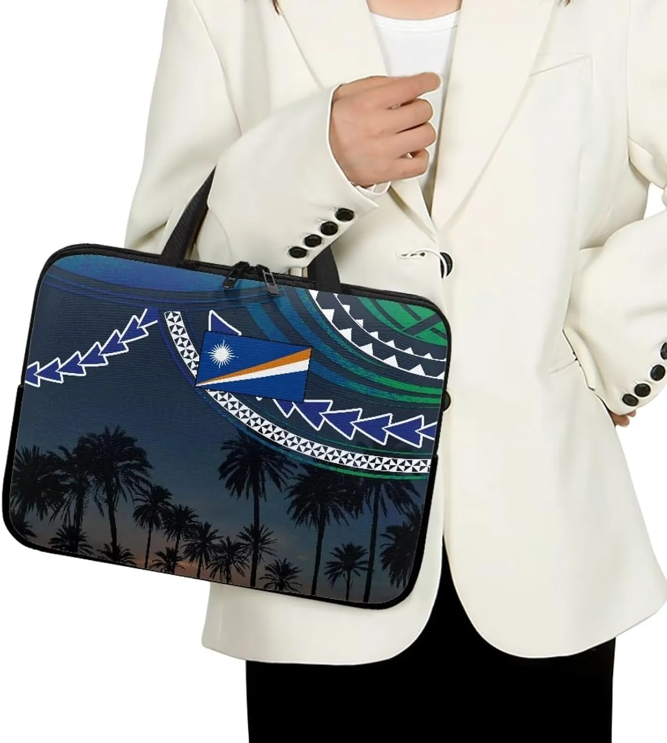 Uasibuni Women Stylish Laptop Bag 15.6 Inch Laptop Sleeve Bag Laptop Messenger Bag Briefcase Laptop Case