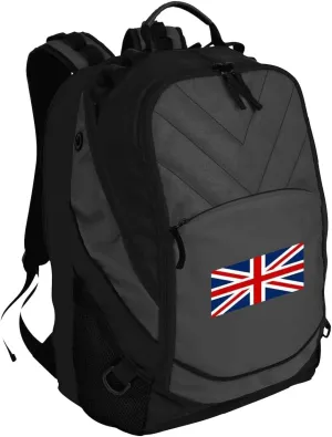 UK Flag Backpack England British Flag Laptop Computer Bag