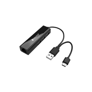 UL04 USB A/ USB C to USB Hub   LAN