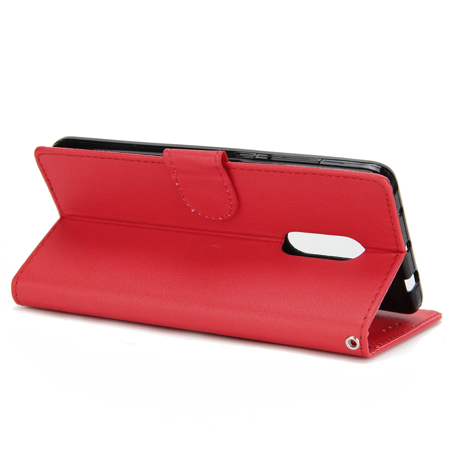 Ultra Slim PU Full Protective Cover Non-slip Shockproof Cell Phone Case with Card Slot for Xiaomi Redmi note 4 blue