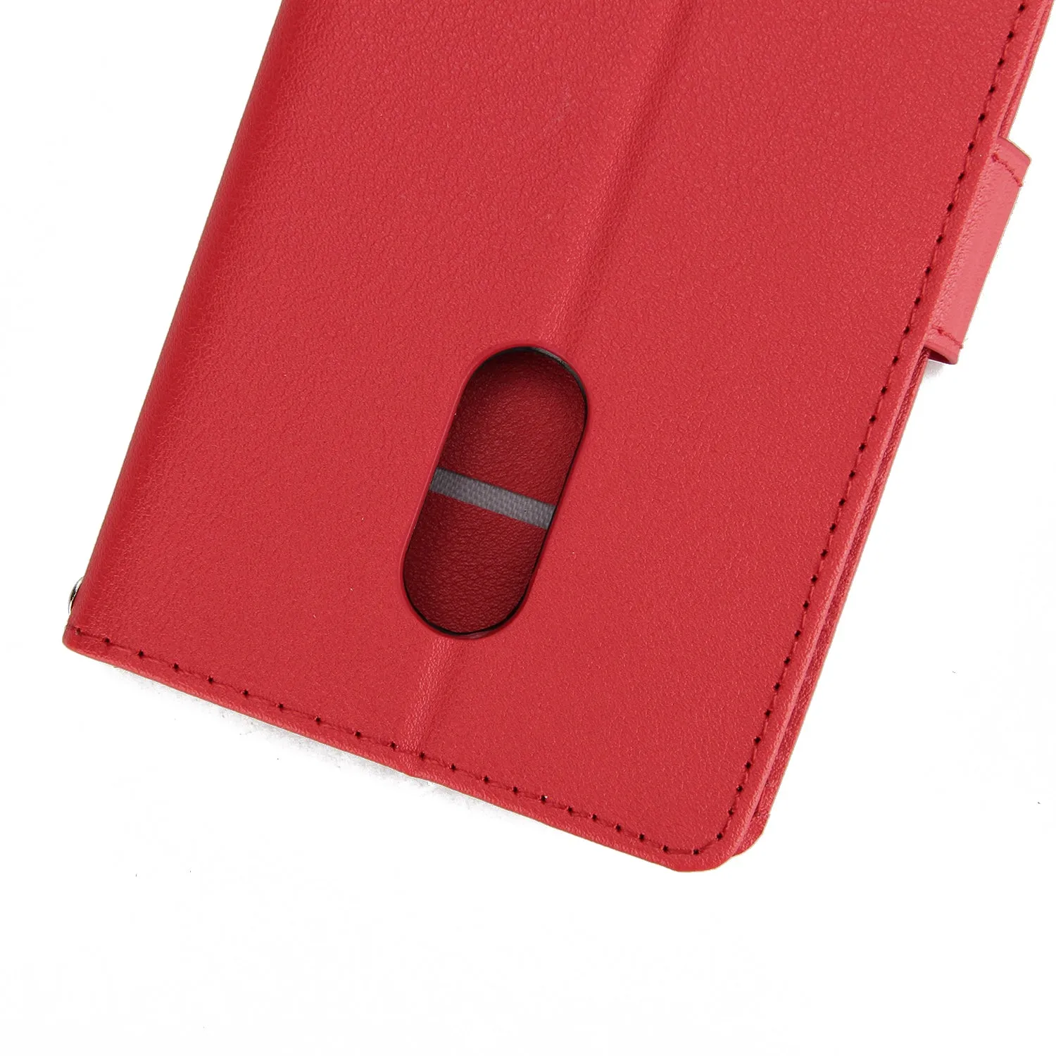 Ultra Slim PU Full Protective Cover Non-slip Shockproof Cell Phone Case with Card Slot for Xiaomi Redmi note 4 brown