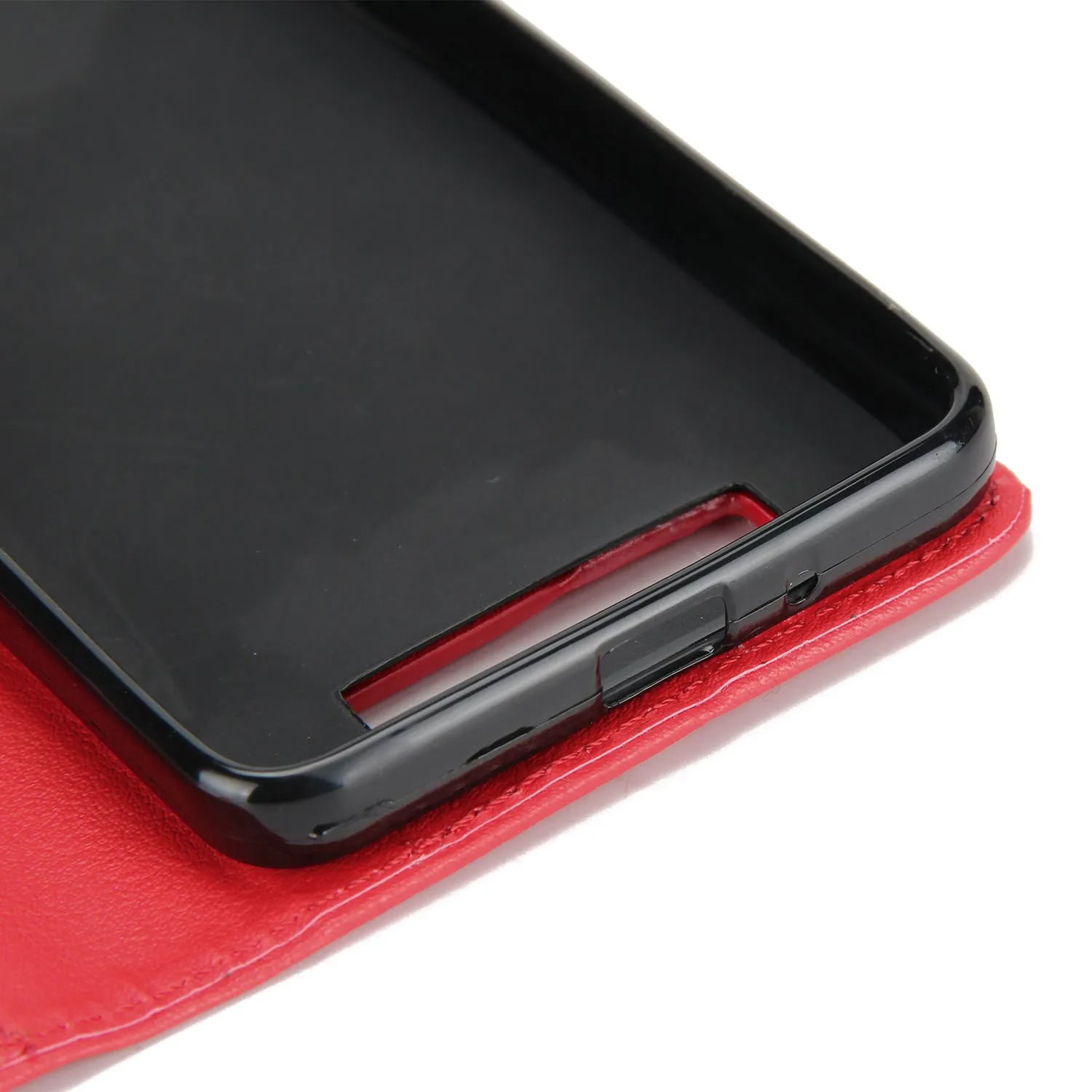 Ultra Slim Shockproof Full Protective Case with Card Wallet Slot for Xiaomi Redmi 4A Rose gold