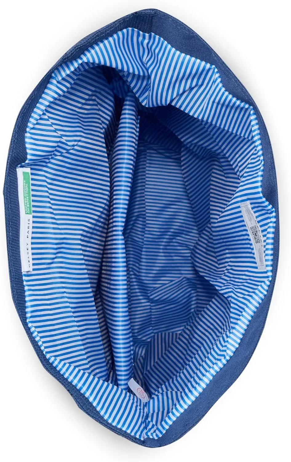 United Colors of Benetton Be Rolltop Backpack, Faded Denim, 15.6 Inch Laptop Sleeve