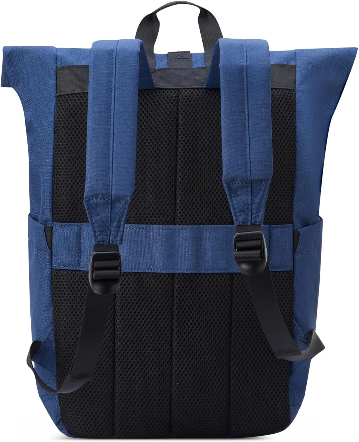 United Colors of Benetton Be Rolltop Backpack, Faded Denim, 15.6 Inch Laptop Sleeve