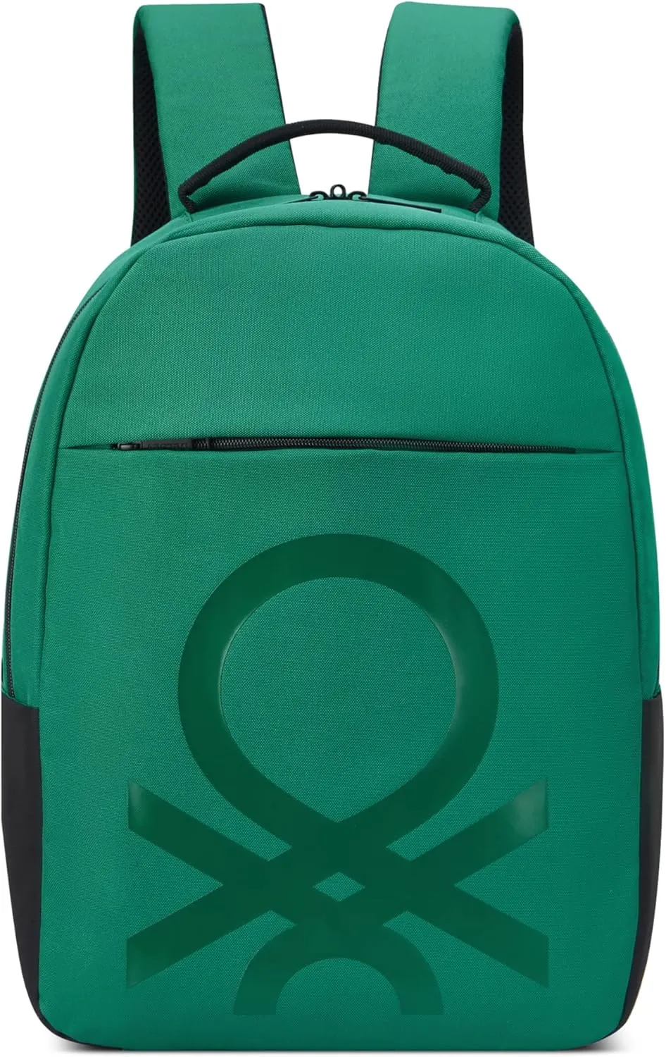 United Colors of Benetton Fabrica Backpack, Green, 15.6 Inch Laptop Sleeve