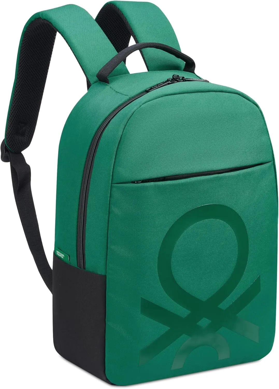 United Colors of Benetton Fabrica Backpack, Green, 15.6 Inch Laptop Sleeve