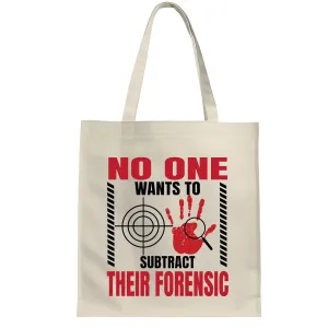 Unlock Clues and Solve Cases with Forensics Collection For Private Investigators Detectives Law Enforcement Natural White Multicolor Canvas Tote Bag