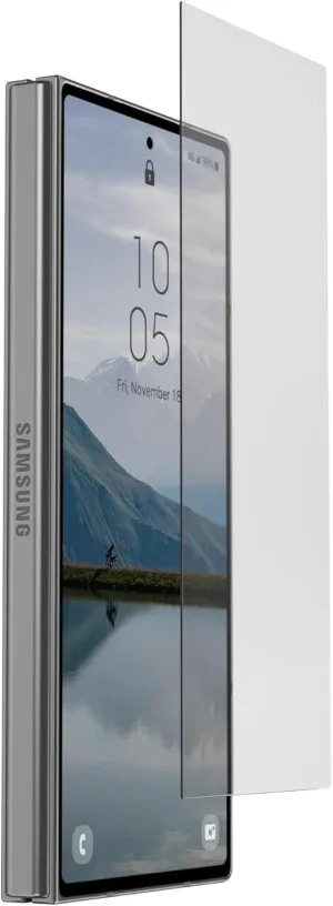 URBAN ARMOR GEAR UAG Compatible with Samsung Galaxy Z Fold 6 Glass Shield Screen Protector Clear, Ultra Clear HD Anti-Fingerprint Scratch Resistant Bubble Free Tempered Glass