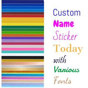 US Personalized Custom Vinyl Text Name Decal Sticker Car Window Tumbler Cup Mug